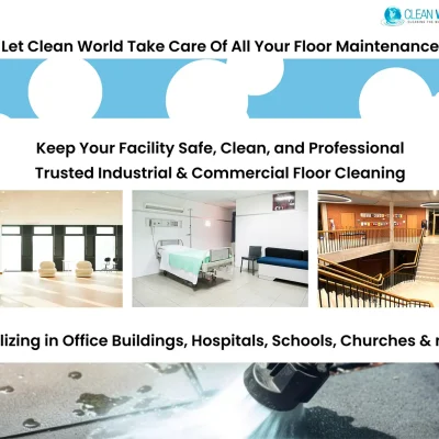 landing page image for pee dee floor cleaning website